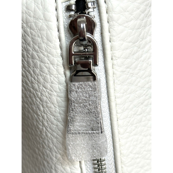 DKNY Donna Karen Zia‎ Small Hobo White Ivory Handbag Shoulder Bag - Picture 14 of 16